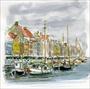 Watercolor, Harbor