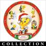 Warner Bros Tweety Collector Plate Collection Tweety Holidays
