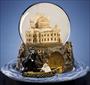 Collectible Phantom Of The Opera Opera House Rotating Lighted Water Globe Music Box 