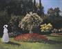 Woman in a Garden by Claude Monet