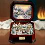 Thomas Kincade Holiday Memories Illuminated Music Box